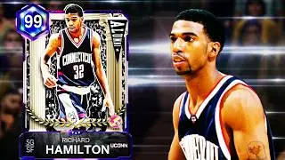 *FREE* DARK MATTER RICHARD HAMILTON GAMEPLAY! AMAZING OFFENSIVE CARD IN NBA 2K26 MYTEAM!