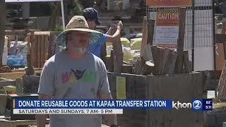 Pilot reuse program to begin at Kapaʻa Transfer Station