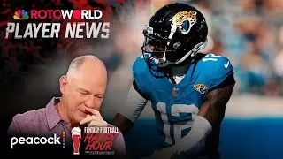 Jaguars fantasy impacts with Travis Hunter out for season | Fantasy Football Happy Hour | NFL on NBC
