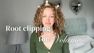 Root clipping my curls for root volume