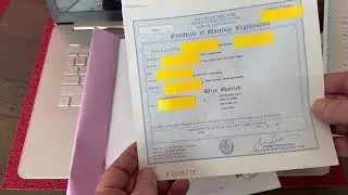 NYC Marriage License Apostille Minimum Requirements - Exemplification to Authentication.