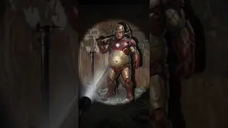 iron man in abandoned 😲 #marvel #avengers #abandoned