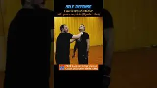 How to stop an attacker with pressure points in street fighting (Kyusho jitsu - Vital points)#shorts