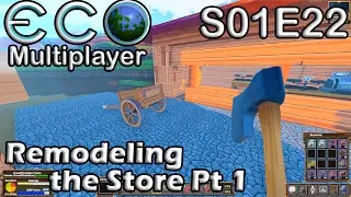 Let's Play Eco | S01E22 MP | Remodeling the Store Pt 1