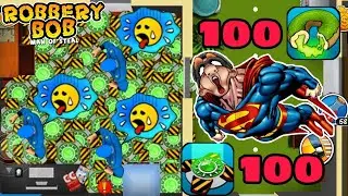 Pranking Police Vs 100 Rotten Donut - Robbery Bob