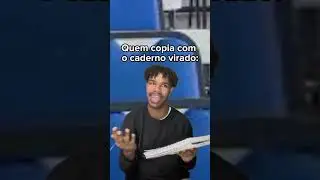 QUEM COPIA COM O CADERNO DE V&Aacute;RIAS FORMAS: kakakakak #shorts