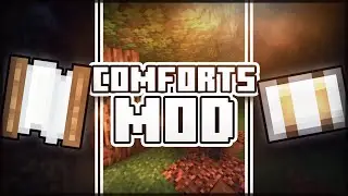 CAMPING MOD in MINECRAFT - Comforts