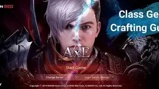 AxE: Alliance vs Empire - Class Gear Crafting Guide