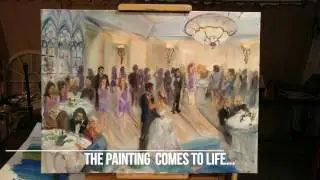 First Dance Wedding Painting Ann Bailey Studio