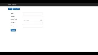 Create Zoom Meeting | Zoom Meeting Integration | OAuth | Zoom API | Part-5