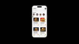 Food Delivery App UI/UX Showcase | Clean & Modern Mobile App Design