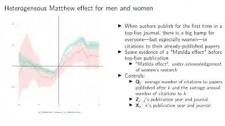 The golden leap: unveiling gender differences in the Mattew Effect, by E Hengel, M Mohnen, &J Doleac