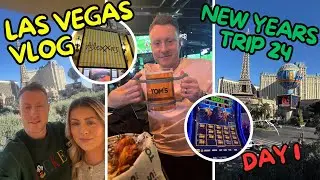 LAS VEGAS TRIP NEW YEARS | DAY 1 | ALEXXAS | TOMS WATCH BAR | DIN TAI FUNG | STRIP WALK