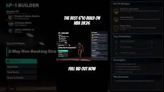 THIS 6&rsquo;10 BUILD MAY DOMINATE NBA 2K26!🔥&hellip; #nba2k26 #2kcommunity #2kcontent #2k26 #shorts #nba2k