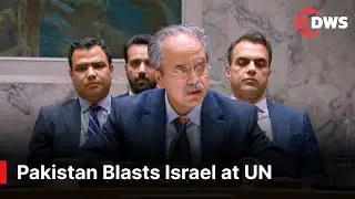 Pakistan SLAMS Israel at UN:  &ldquo;Fakes Victim While Doing State Terrorism&rdquo;  Explosive Speech | AC1E