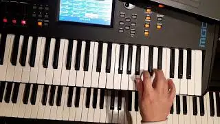 Deep Purple - Burn Organ solo, Yamaha Modx 6 John Lord Sound