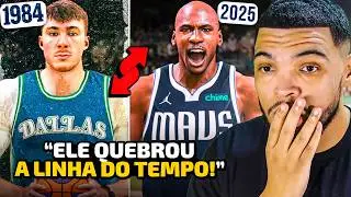 COLOQUEI A HISTÓRIA DA NBA AO CONTRÁRIO! | REACT MED