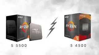 AMD RYZEN 5 4500 vs RYZEN 5 5500 | QUAL ESCOLHER