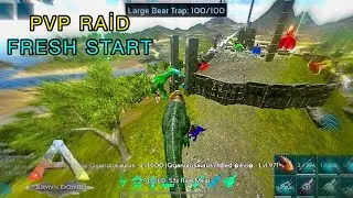 ( ARK MOBİLE ) PVP RAİD FRESH START PART 6