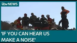 'If you can hear us make a noise' - Hope permeates silence in search for earthquake survivors