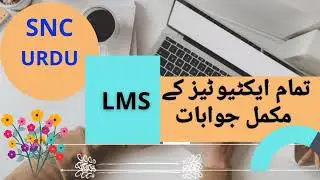 SnC urdu#lms urdu answers#lms urdu solution