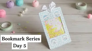Day 5😨💙 | Cute & Easy DIY Bookmark | Creative Bookmark Ideas | Paper Bookmark Craft