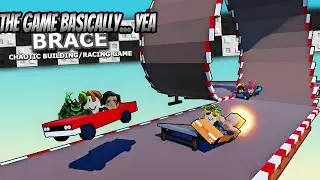 This Underrated Hilarious Roblox Racing Game Got us TWEAKING | Brace