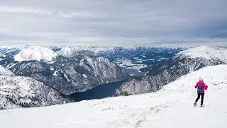 VLOG - Snowshoe hiking in Dachstein - unexpected surprise