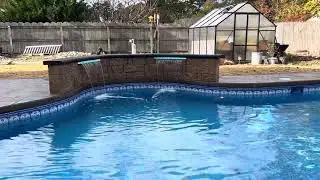 Shear Descent Custom Waterfall Paver Bench