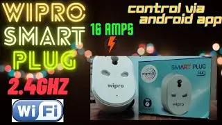 Wipro 16A WiFi Smart Plug Unboxing and Testing in Tamil - rameshvlogtube