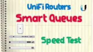 Ubiquiti UniFi Routers Smart Queues - Bufferbloat Speed Test
