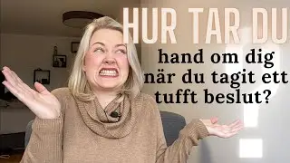 Hur tar du hand om dig när du tagit ett tufft beslut? När du valt att INTE ta hand om din anhöriga