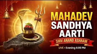 LIVE Mahadev Evening Aarti | Prabhat Darshan | Shiv Anand Ashram