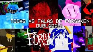 Todas as falas de killers e skins de Forsaken Dublada🇧🇷 [EXP DUBS]