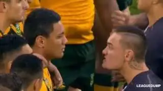 Epic Haka between Junior Kiwis and Kangaroos 2014