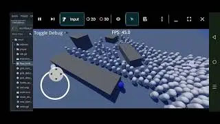 Flow field pathfinding with 300 agents in Godot 4.4 running on mobile.