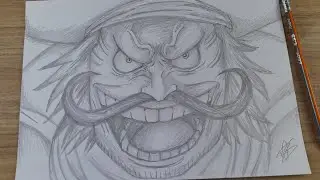 COMO DESENHAR GOLD ROGER | ONE PIECE || FACIL DE DESENHAR