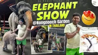 ఏనుగులతో విన్యాసాలు.. Nong Nooch Garden || Elephant Show at Pattaya || RK World Traveller