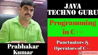 9# Programming in C++( Punctuators & Operators) for Computer Science 11th, 12th, BCA, B.Sc. IT