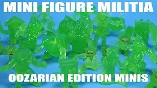 Mini Figure Militia Excluisve Oozarian Green Mini Figures