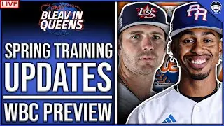 Latest Mets Spring Training Updates! (WBC Preview/Bleav in Queens Podcast)
