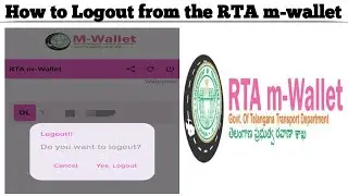 How to Logout from the RTA m-wallet app | Techno Logic | 2024
