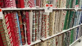 Joann Christmas papers & fabric // quick shop with me