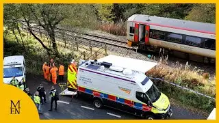 Man in his 60s died when two trains crashed in Wales, police confirm