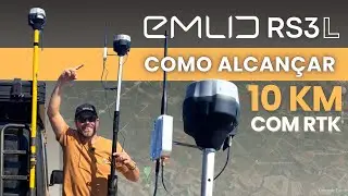 EMLID RS3L | TESTE de ALCANCE no modo RTK com AMPLIFICADOR LORA