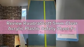 Review RuudraScott 5mm Clear Acrylic Plastic Safety Sheet For Shed Windows Many Sizes Avail 610mm x