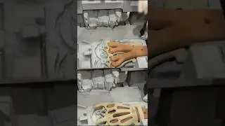 Inside the V6 Engine Block Casting Process 🤯#HowItWorks #TechShorts #Shorts