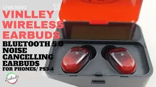 Vinlley Earbuds ES01 Wireless Bluetooth 5.0 Noise Cancelling Earbuds f Cell/PS3-4 UNBOXING/REVI