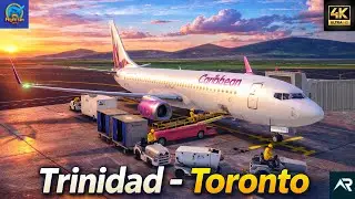 Caribbean Airlines B737-800 | Trinidad (POS) to Toronto (YYZ) | RFS - Real Flight Simulator