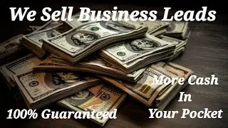 We Sell Business Leads, Direct Mail List, Email List, Opportunity Seekers List. 100% Guaranteed.